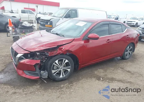 2021 Nissan Sentra Sv Xtronic Cvt z USA, uszkodzony, nr VIN 3N1AB8CV6MY265959